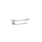Azar Displays 4" Metal Wire Flip Scan Plastic Quick Back Hook: 0.187" Dia., PK50 701234 - alternate 1